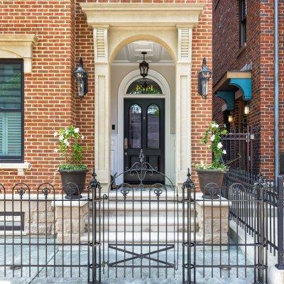 OTR front door and iron gate